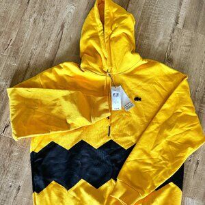 Lacoste x Peanuts Charlie Brown Yellow Hoodie NWT